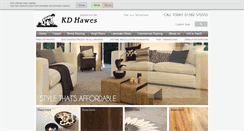 Desktop Screenshot of kdhawes.co.uk